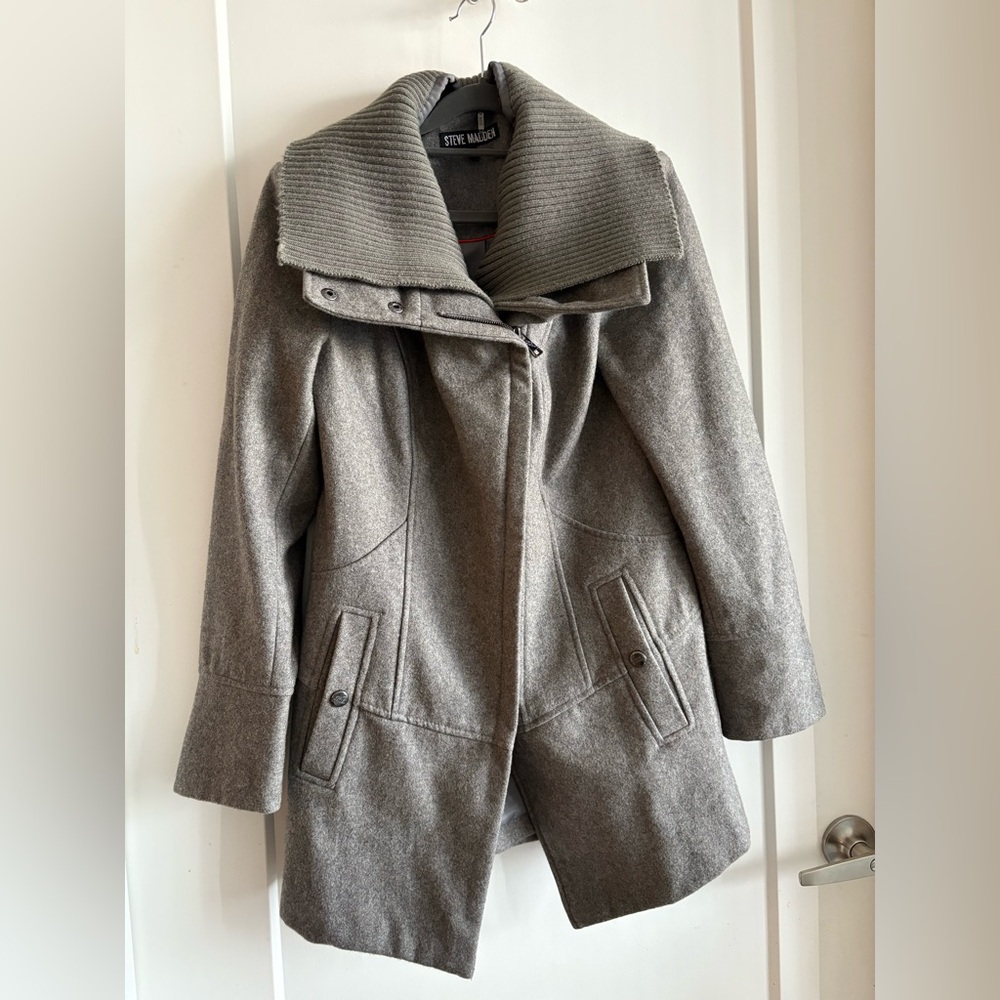 Steve Madden Gray Women's Coat size M